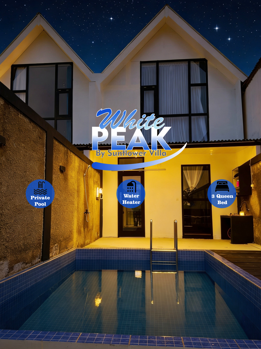 White Peak Private Pool - Dieng Kulon